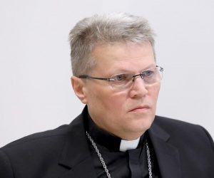 16.05.2019., Zagreb - Po zavrsetku 58. redovitog plenarnog zasjedanja Sabora Hrvatske biskupske konferencije u sjedistu HBK je odrzana konferencija za medije na kojoj su biskupi iznijeli najvaznije informacije o radu zasjedanja. Djuro Hranic
Photo: Patrik Macek/PIXSELL