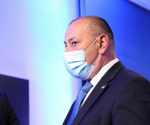 16.05.2021., Zagreb - Izborni stozer kandidata HDZ-a, HSLS-a i HSU-a za gradonacelnika Zagreba Davora Filipovica u sredisnjici HDZ-a na Trgu zrtava fasizma 4. Tomo Medved Photo: Emica Elvedji/PIXSELL