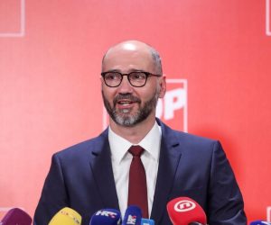 16.05.2021., Zagreb - Izborni stozer SDP-ovog kandidata za gradonacelnika Zagreba Joska Klisovica u sredisnjici SDP-a na Trgu Drage Iblera 9. Photo: Luka Stanzl/PIXSELL