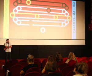 16.09.2020., Rijeka - Okupljanje clanova Hrvatske mreze neovisnih kinoprikazivaca na otvorenju Sajma filma u Art kinu u organizaciji Kino Mreze, Hrvatskog audio vizuelnog centra i Art KIna. Sajam su otvorili: Chris Marcich ravnatelj HAVC-a, Alen Munitic predsjednik Kino mreze i  SlobodankaMiskovic ravnateljica Art-kina.
Photo:Goran Kovacic/PIXSELL