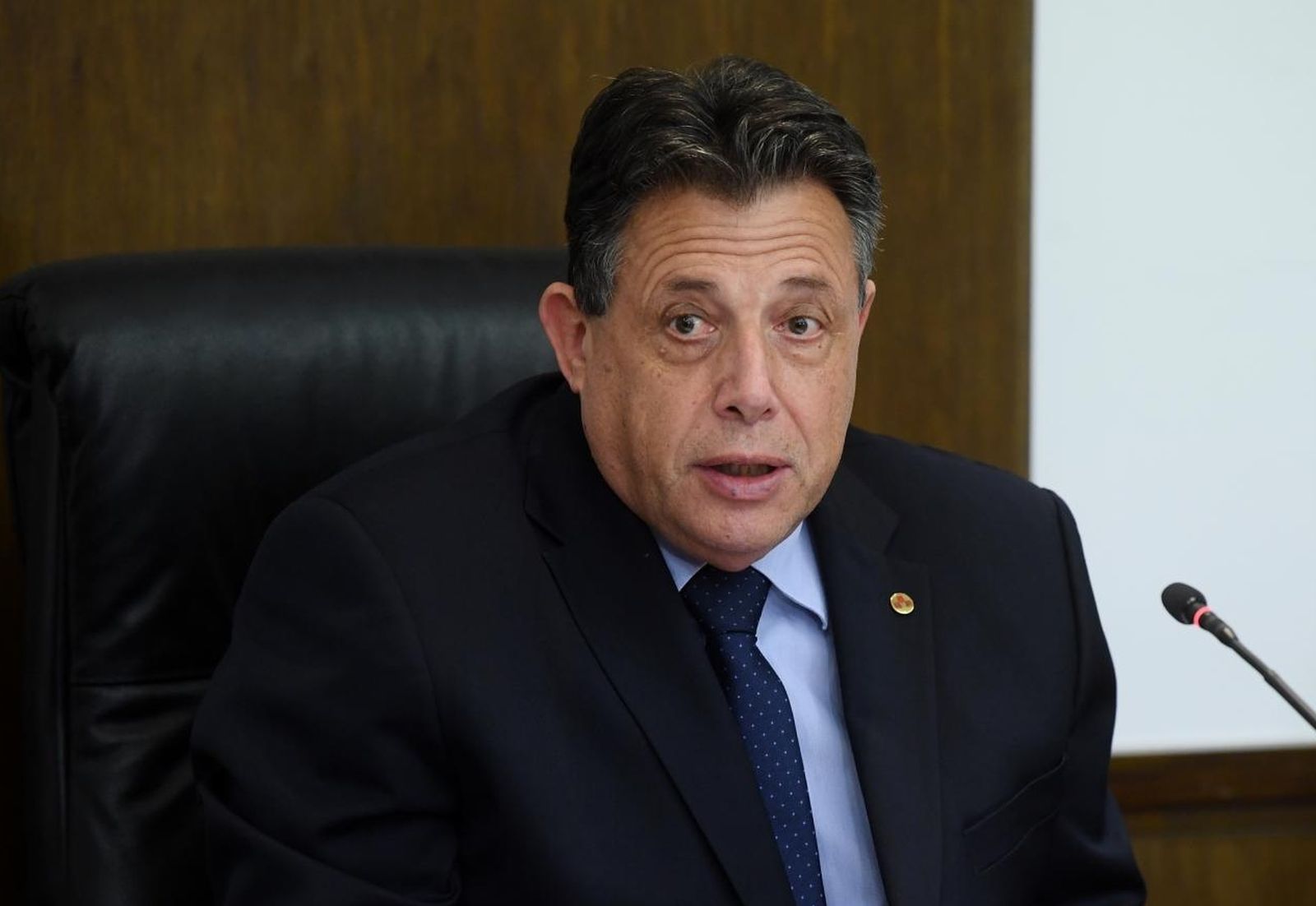 17.05.2021., Zagreb - U Hrvatskom Saboru odrzala se konferencija za medije Drzavnog izbornog povjerenstva (DIP). Konferenciji su nazocili predsjednik DIP-a Djuro Sessa te potpredsjednice Ana Lovrin i Vesna Fabijancic-Krizanic.
Photo: Marko Lukunic/PIXSELL