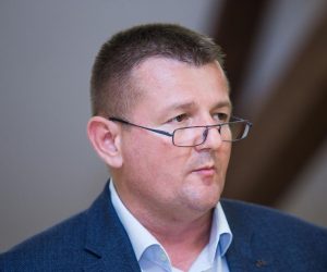 18.06.2019., Virovitica - Sjednica Gradskog vijeca Virovitice na kojoj su tema bili pronevjera novca i tragicna smrt procelnika gradskog Ureda za gospodarstvo i financije Sinise Palma. Photo: Davor Javorovic/PIXSELL