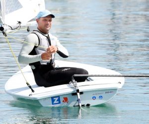 18.09.2017., Split - Finale Svjetskog prvenstva u jedrenju, klasa Laser.  Tonci Stipanovic. 
Photo: Miranda Cikotic/PIXSELL