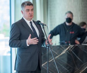 20.5.2021. Rijeka - Predsjednik Republike sudjelovao je na svecanosti prigodom  zavrsetka investicije tvrtke JTH Costabella.  Photo: Nel PavleticPIXSELL