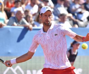 20.06.2020., Zadar - Teniski turnir Adria tour: Novak Djokovic i Pedja Krstin. 
Photo: Dino Stanin/PIXSELL