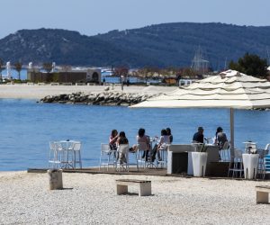 21.04.2021., Split - Plaza i citav Znjanski plato jos uvijek cekaju uredjenje koje se najavljuje godinama. 
Photo: Miroslav Lelas/PIXSEL