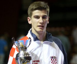 21.05.2016., Dvorana Trnsko, Zagreb - 25. Croatia Karate cup, Super Eight. Medjunarodni karate turnir koji se 25. put zaredom odrzava u Zagrebu. Enes Garibovic osvojio je drugo mjesto.
Photo: Igor Kralj/PIXSELL