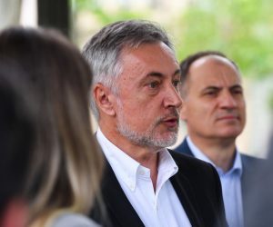 22.05.2021., Zagreb - Konferencija za medije kandidata za zagrebačkog gradonacelnika Miroslava Skore i suradnika na temu: "ZeleNasi". Photo: Bruno Fantulin/PIXSELL