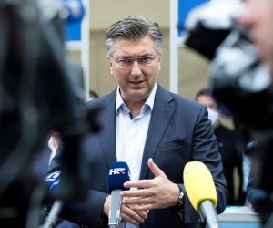 22.5.2021. Rijeka - Predsjednik HDZ-a i predsjednik Vlade RH Andrej Plenkovic posjetio je Primorsko-goransku zupaniju i susreo se s kandidatima HDZ-a uoci drugog kruga lokalnih izbora. Photo: Nel Pavletic/PIXSELL