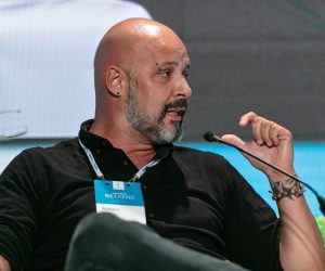 Rovinj: Weekend media festival, Mediji - čuvari demokracije ili sluge interesa i kapitala?  22. 09. 2018., Rovinj - 11. Weekend media festival, Mediji - cuvari demokracije ili sluge interesa i kapitala? 
Robert Frank Glas Istre, glavni urednik
Photo: Danijel Berkovic/PIXSELL
