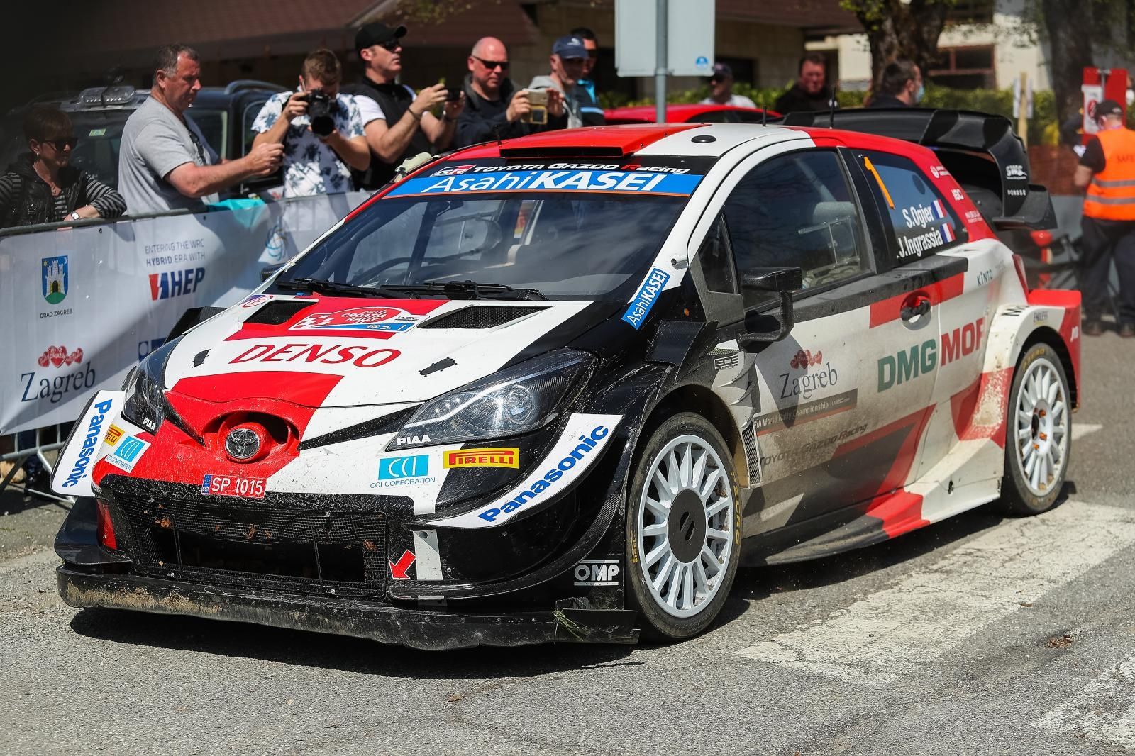 25.04.2021., Kumrovec - Treci dan WRC Croatia Rally 2021, SS18 Zagorskih Sela od  do Kumrovca. Pobjednik Sebastien OGIER i Julien INGRASSIA. 
Photo: Luka Stanzl/PIXSELL