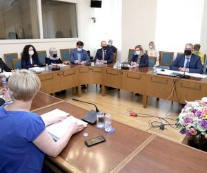 25.05.2021., Zagreb -U Saboru je pocela 16. sjednica Odbora za pravosudje, na kojoj se raspravlja o izboru predsjednika Vrhovnog suda Republike Hrvatske . 
Photo: Patrik Macek/PIXSELL