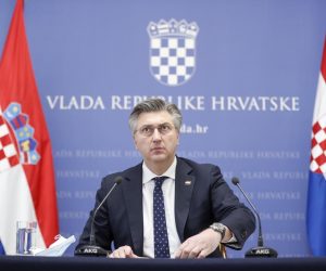 26.02.2021., Zagreb - U Banskim dvorima odrzana je konferencija za medija predsjednika Vlade RH Andreja Plenkovica.  Photo: Slavko Midzor/PIXSELL