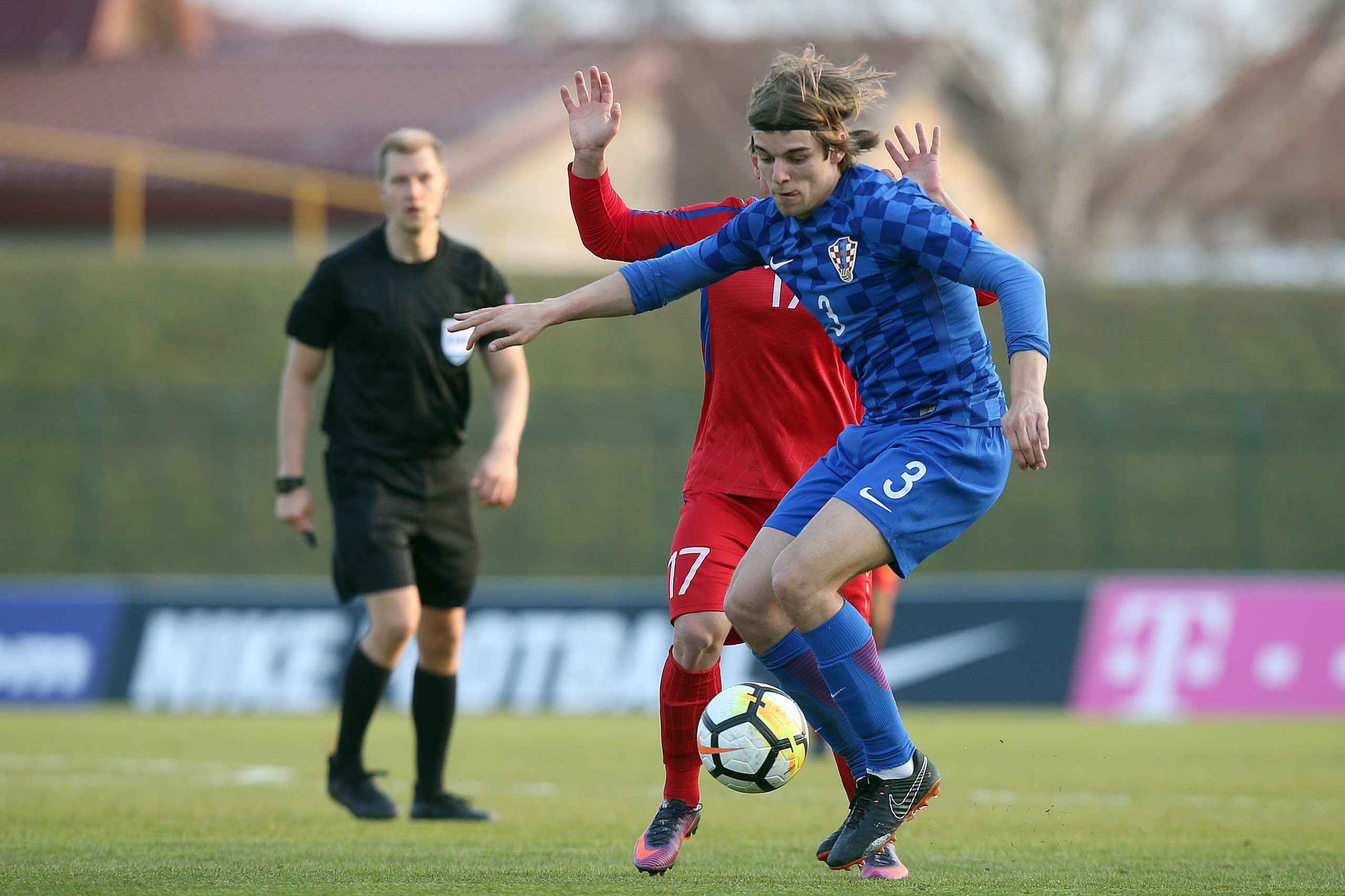27.03.2018., stadion Radnik, Velika Gorica - Kvalifikacijska utakmica za Euro U21 koji ce se odrzati u Italiji 2019. godine, skupina 1, 7. kolo, Hrvatska - Moldavija. Victor Stina, Borna Sosa. Photo: Goran Stanzl/PIXSELL