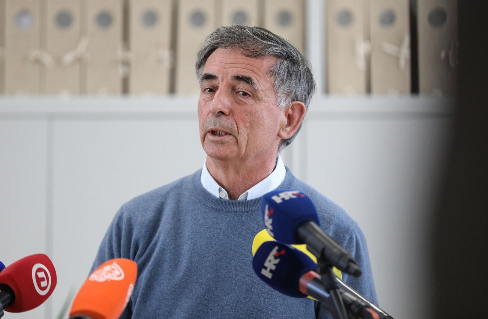 27.03.2021., Zagreb - Predsjednik SDSS-a i saborski zastupnik Milorad Pupovac odrzao je konferenciju za medije na kojoj se osvrnuo na izjave predsjednika Zorana Milanovica. Photo: Davor Puklavec/PIXSELL