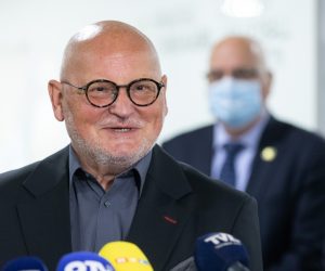 27.04.2021., Zagreb - Svecano otvorenje novog ureda Hrvatskog odbojkaskog saveza na adresi Trg Drazena Petrovica 1. Zlatko Matesa.
Photo: Davor Puklavec/PIXSELL
