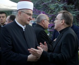 27.06.2017., Zagreb - Oprostajno primanje nuncija Alessandra Derrica i promocija knjige i monografije Joze Pavkovica. Muftija Aziz hasanovic, Josip Bozanic.
Photo: Zarko Basic/PIXSELL