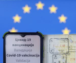 27.04.2021., Sarajevo, Bosna i Hercegovina - Ilustracija za Covid-putovnice.
Photo: Armin Durgut/PIXSELL