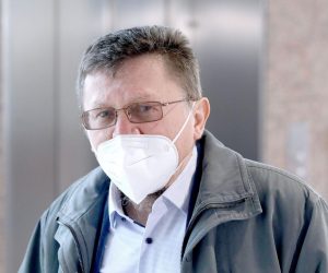 29.03.2021., Zagreb - Predsjednik Vlade Andrej Plenkovic sudjelovao je na sjednici Gospodarsko socijalnog vijeca posvecenoj Nacionalnom planu oporavka i otpornosti. 
Photo: Patrik Macek/PIXSELL