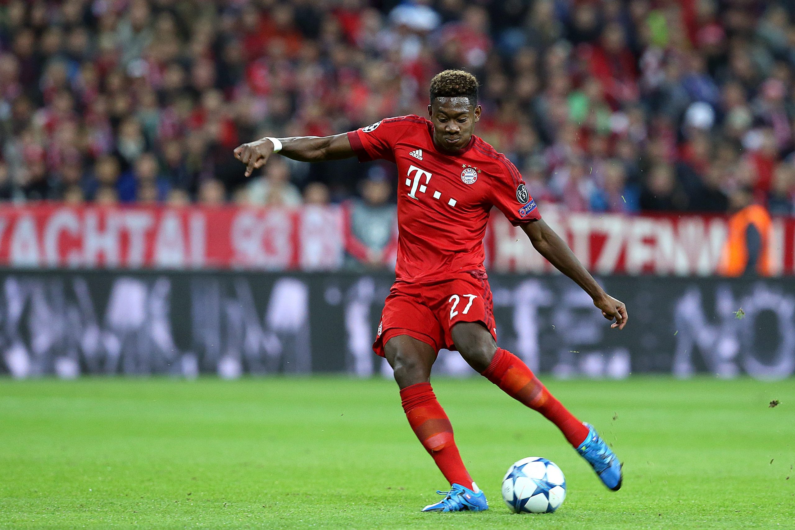 29.09.2015., Allianz Arena, Muenchen, Njemacka - UEFA Liga prvaka, skupina F, 2. kolo, Bayern - Dinamo Zagreb. David Alaba. 
Photo: Goran Stanzl/PIXSELL