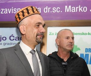30.05.2021., Knin - Izborni stozer u drugom krugu izbora nezavisnog kandidata za zupana Sibensko-kninske zupanije Marka Jelica. Photo: Hrvoje Jelavic/PIXSELL