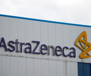 Protest to make COVID-19 vaccine free, outside AstraZeneca site in Macclesfield A general view of the AstraZeneca site in Macclesfield, Britain, May 11, 2021. REUTERS/Phil Noble PHIL NOBLE