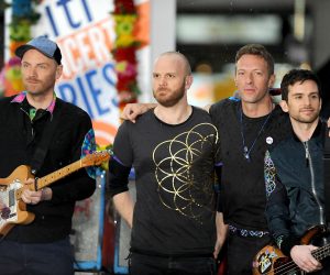 Mandatory Credit: Photo by Kristin Callahan/ACE/REX/Shutterstock (5613575k)
Jonny Buckland, Will Champion, Chris Martin, Guy Berryman, Coldplay
'Today Show' Citi Concert Series, New York, America - 14 Mar 2016