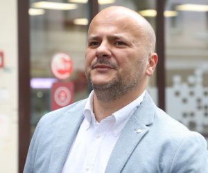 Zagreb, 09.06.2021. - U zagrebačkom sjedištu Uskoka počelo je ispitivanje uhićenih osječkih sudaca i poduzetnika. Na fotografiji Rafael Krešić, odvjetnik Drage Tadića. foto HINA/ Lana SLIVAR DOMINIĆ/ lsd