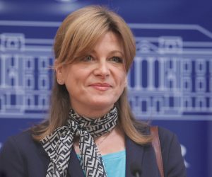 Zagreb, 11.06.2021 - Konferencija za medije nezavisne zastupnice Karoline Vidović Krišto na temu "Pismo predsjedniku Milanoviću u svezi neprihvatljivog i kompromitirajućeg ponašanja kandidatkinje za predsjednicu Vrhovnog suda Zlate Đurđević".
Na fotografiji Karolina Vidović Krišto.
foto HINA/ Edvard ŠUŠAK/ es