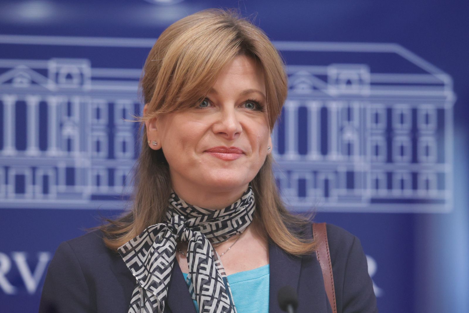 Zagreb, 11.06.2021 - Konferencija za medije nezavisne zastupnice Karoline Vidović Krišto na temu "Pismo predsjedniku Milanoviću u svezi neprihvatljivog i kompromitirajućeg ponašanja kandidatkinje za predsjednicu Vrhovnog suda Zlate Đurđević".
Na fotografiji Karolina Vidović Krišto.
foto HINA/ Edvard ŠUŠAK/ es