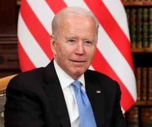 epa09276083 US President Joe Biden attends his meeting with Russian President Vladimir Putin (not pictured) during the US - Russia summit at the Villa La Grange, in Geneva, Switzerland, 16 June 2021.  EPA/MIKHAIL METZEL/SPUTNIK/KREMLIN POOL / POOL MANDATORY CREDIT