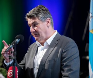 24.6.2021. Delnice -Predsjednik Republike Zoran Milanovic sudjelovao je na svecanoj sjednici Gradskog vijeca Grada Delnica u prigodi obiljezavanja Dana Grada i Zupe sv. Ivana Krstitelja. Photo: Nel PavleticPIXSELL