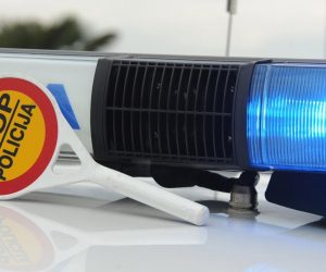 01.02.2015., Sibenik - Stop policija - palica za zaustavljanje vozila. Photo: Hrvoje Jelavic/PIXSELL
