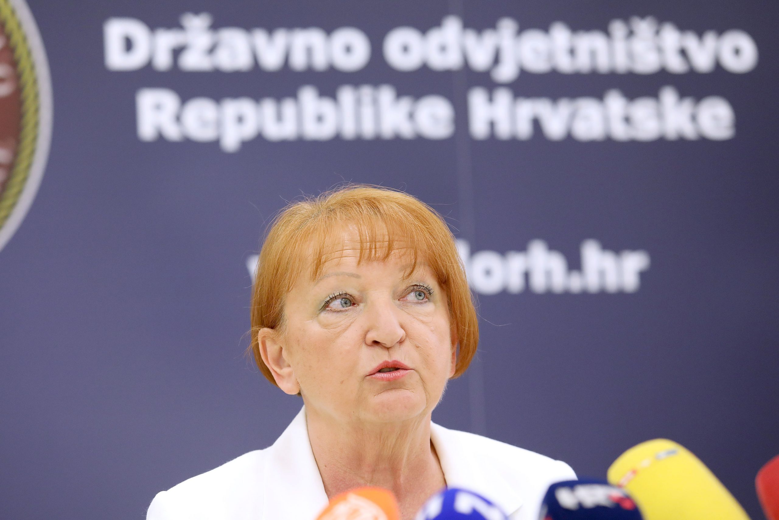 01.06.2021., Zagreb -U DORH-u je odrzana konferencija za medije glavne drzavne odvjetnice Zlate Hrvoj Sipek i ravnateljice USKOK-a Vanje Marusic.  
Photo: Patrik Macek/PIXSELL
