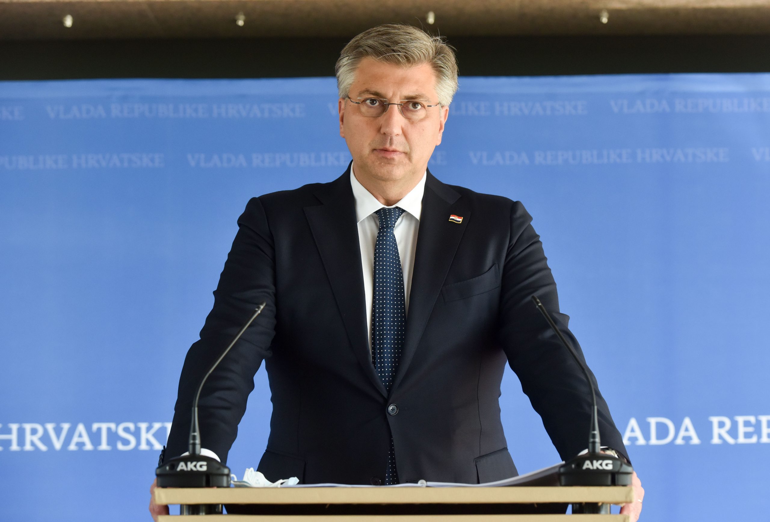 01.06.2021., Zagreb - Predsjednik Vlade Andrej Plenkovic odrzao konferenciju za medije nakon sastanka vladajuce koalicije. Photo: Davorin Visnjic/PIXSELL