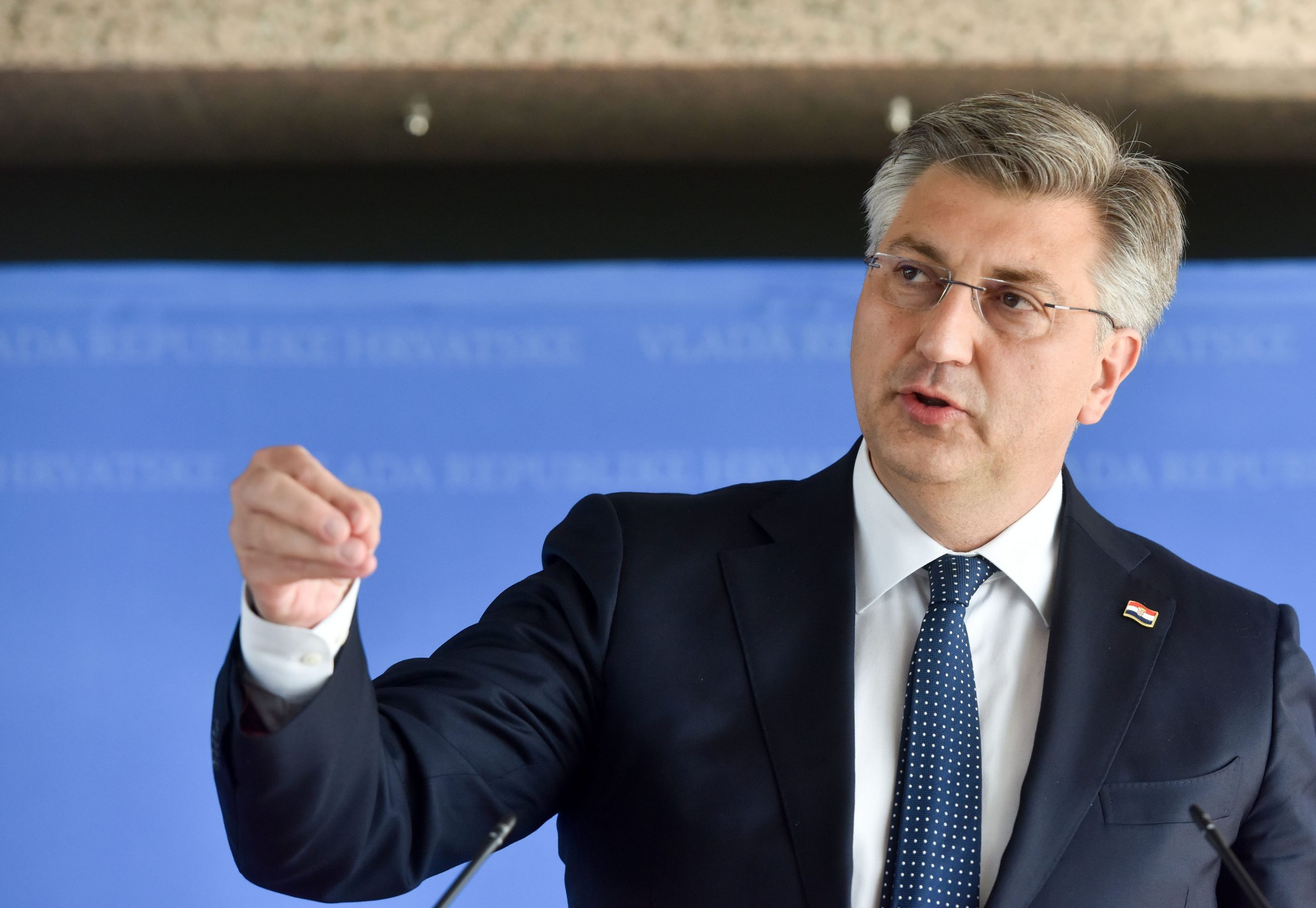 01.06.2021., Zagreb - Predsjednik Vlade Andrej Plenkovic odrzao konferenciju za medije nakon sastanka vladajuce koalicije. Photo: Davorin Visnjic/PIXSELL