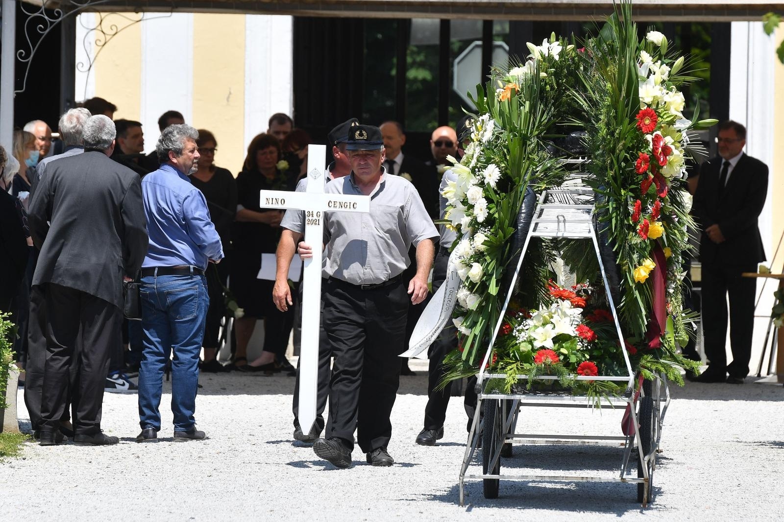 02.06.2021., Varazdin- Pogreb profesora Nine Cengica kojeg su pretukli ispred kluba Kulturana.
Photo: Vjeran Zganec Rogulja/PIXSELL