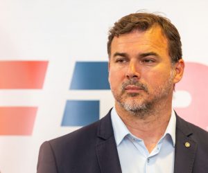 02.06.2021., Pula - SDP Istarske zupanije odrzao je izvanrednu konferenciju za medije na temu "Ispravnost izbornih rezultata u drugom krugu netom odrzanih lokalnih izbora". Nakon konferencije novinarima su predstavljeni dokazi koji ukazuju da je bilo nevazecih listica na stetu Danijela Ferica. Danijel Feric, vijecnik u zupanijskoj skupstini Istarske zupanije Photo: Srecko Niketic/PIXSELL