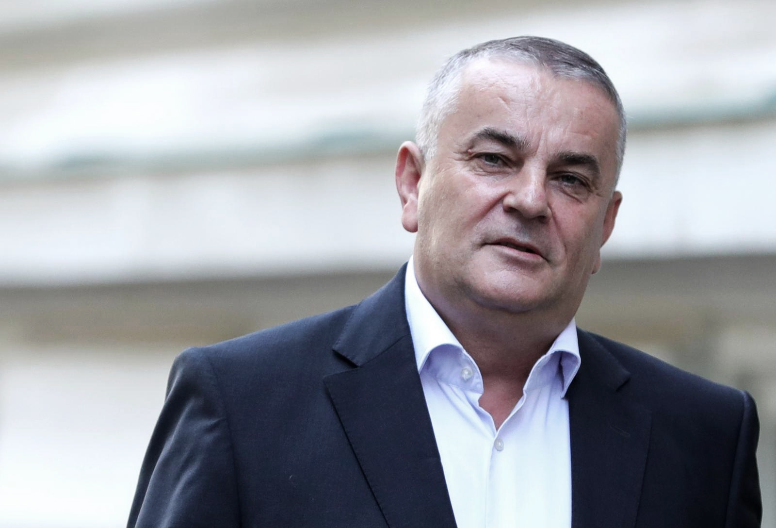 Drago Tadić dolazi na sudjenje na Županijski sud 03.09.2018., Zagreb - Zupanijski sud. Na sudjenju Bozidaru Kalmeti i ostalima u aferi HGK - remorker svjedocio je Drago Tadic. Drago Tadic dolazi na sudjenje.
Photo: Sanjin Strukic/PIXSELL