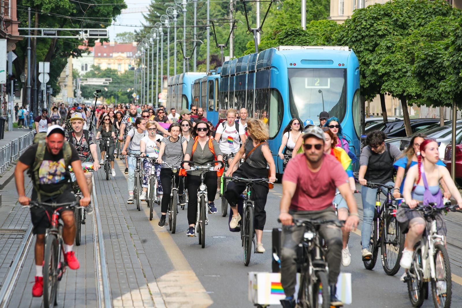05.06.2021., Zagreb - Povodom Mjeseca Ponosa 2021 odrzao se Pride Ride 2021.
Photo: Sanjin Strukic/PIXSELL