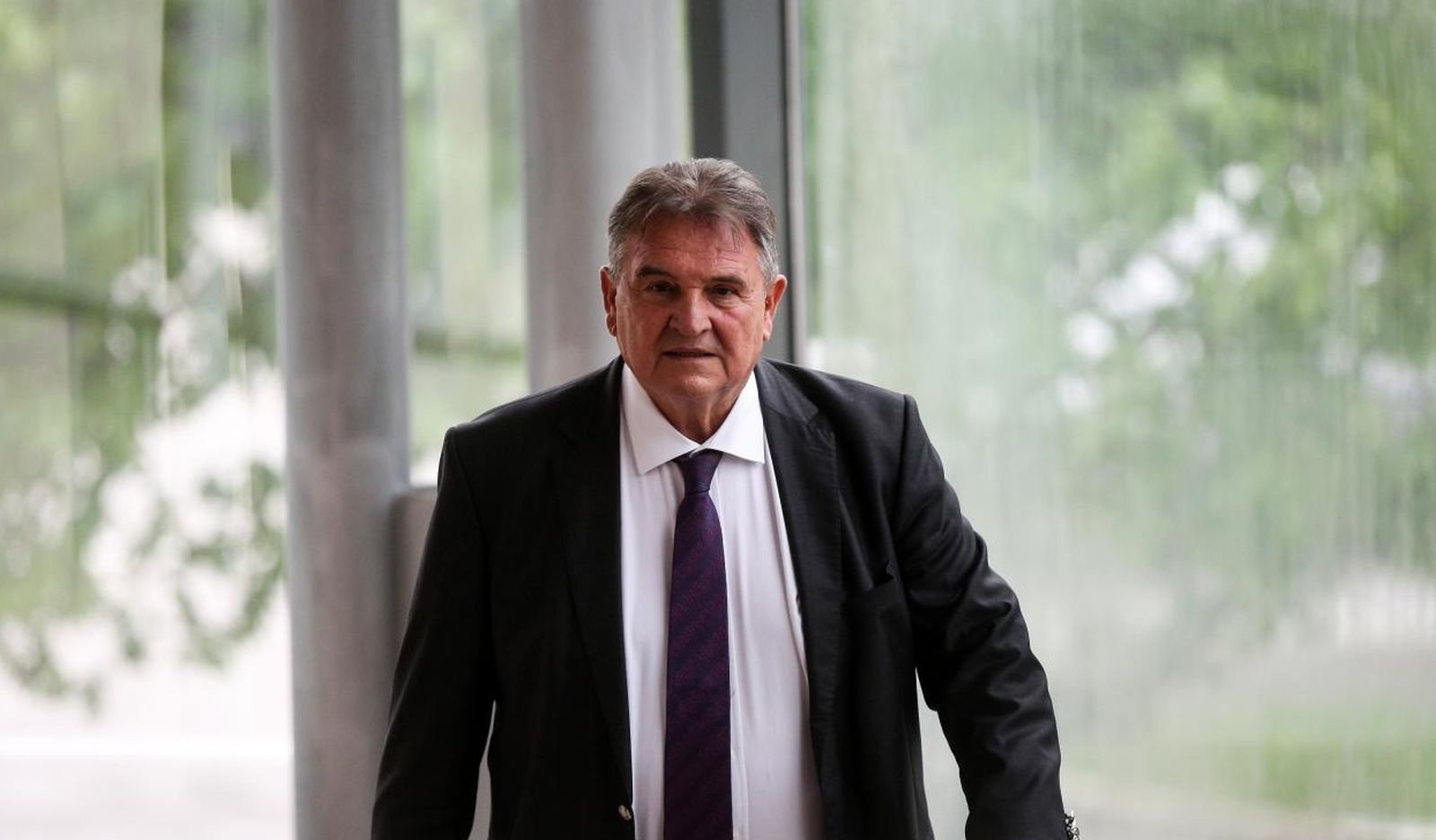 06.05.2021., Zagreb - Radmir Cacic dolazi na sastanak sastanak vladajuce vecine u Nacionalnu i sveucilisnu knjiznicu. Photo: Zeljko Hladika/PIXSELL