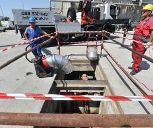 08.08.2020., Zagreb - U HEP Toplinarstvu, toplani u Zagorskoj ulici u tijeku je remont dijelova postrojenja zbog kojeg od 06. kolovoza do 12. kolovoza nece biti biti isporuke toplinske energije u nekim naseljima zapadnog dijela grada. 
Photo: Davorin Visnjic/PIXSELL