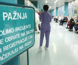11.11.2008., Zagreb - Ilustracija na temu guzvi u bolnicama i dugog cekanja na pretrage. Klinicka bolnica Dubrava.
Photo: Davor Puklavec/PIXSELL