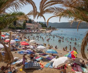 09.08.2017., Neum, Bosna i Hercegovina - Reportaza o gradnji Peljeskog mosta.
Photo: Grgo Jelavic/PIXSELL