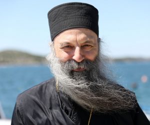 10.05.2021., Sibenik - Patrijarh srpski Porfirije prosetao je Sibenikom u pratnji domacina, episkopa Dalmatinskog Nikodima.
Photo: Dusko Jaramaz/PIXSELL