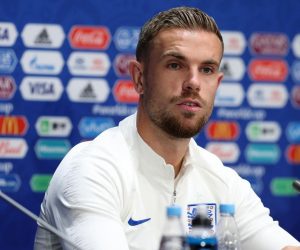 10.07.2018., Moskva, Rusija - Svjetsko nogometno prvenstvo 2018. Konferencija za medije engleske nogometne reprezentacije na stadionu Luznjiki. Jordan Henderson. 
Photo: Igor Kralj/PIXSELL