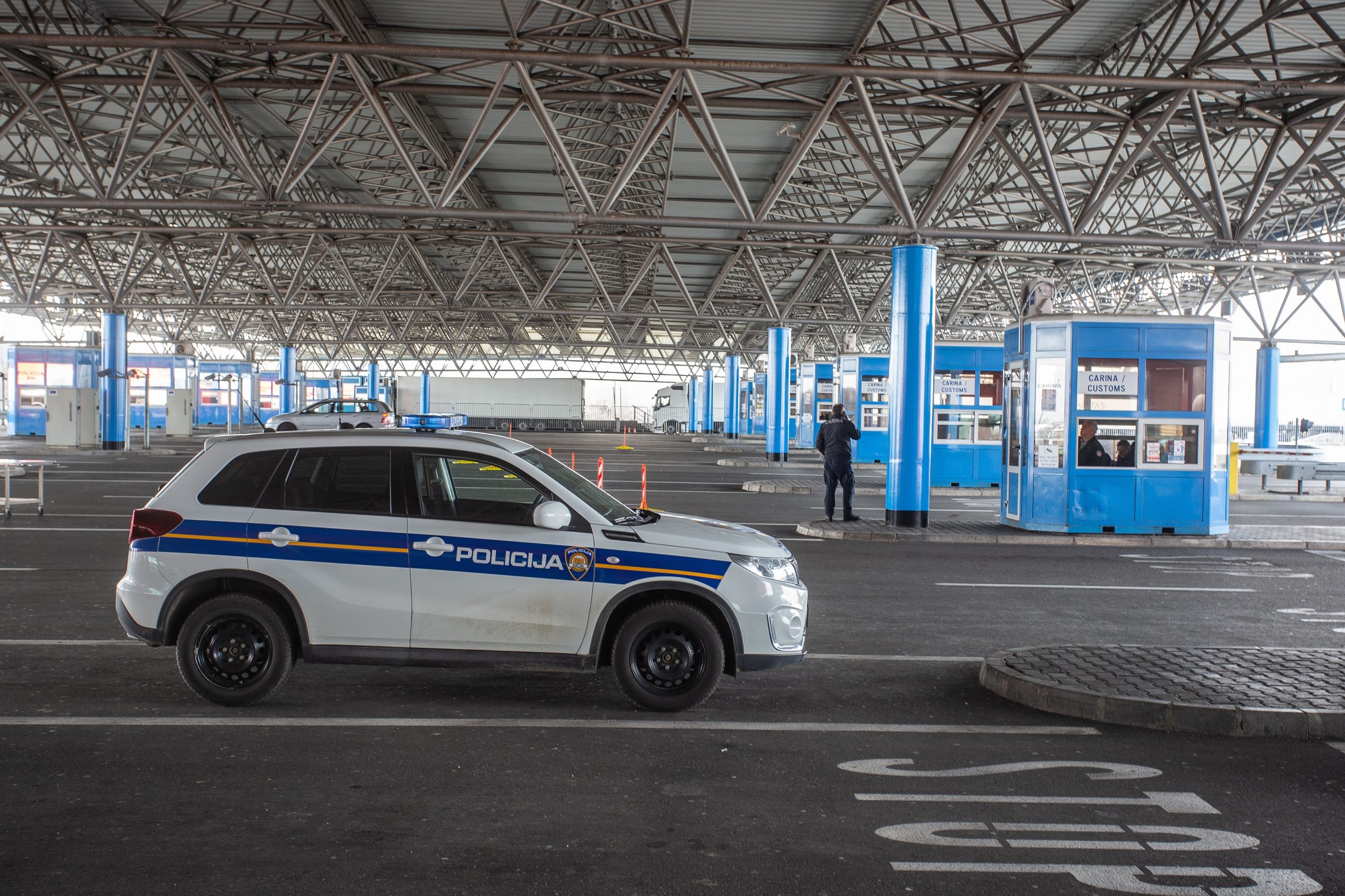 11.03.2020., Bajakovo - Granicni prijelaz izmedju Hrvatske i Srbije. Photo: Davor Javorovic/PIXSELL