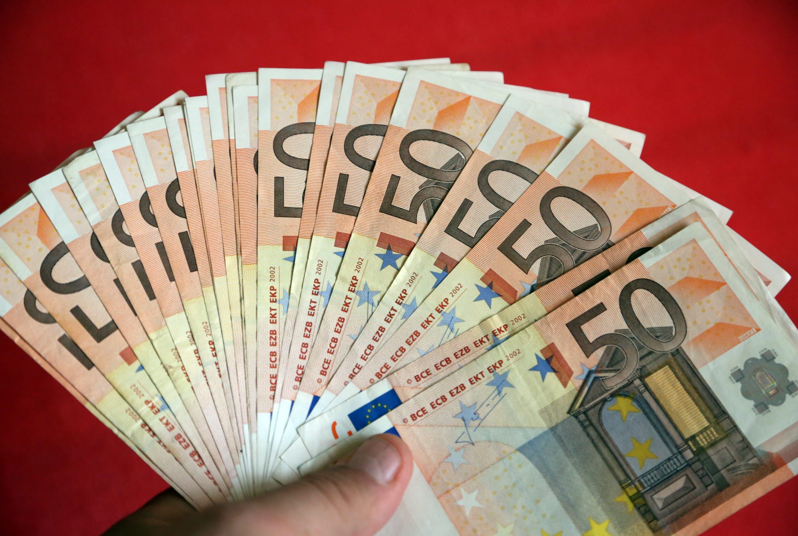 12.02.2016., Sibenik - Euro, jedinstvena europska valuta koja je u uporabi 1. sijecnja 1999. 
Photo: Dusko Jaramaz/PIXSELL