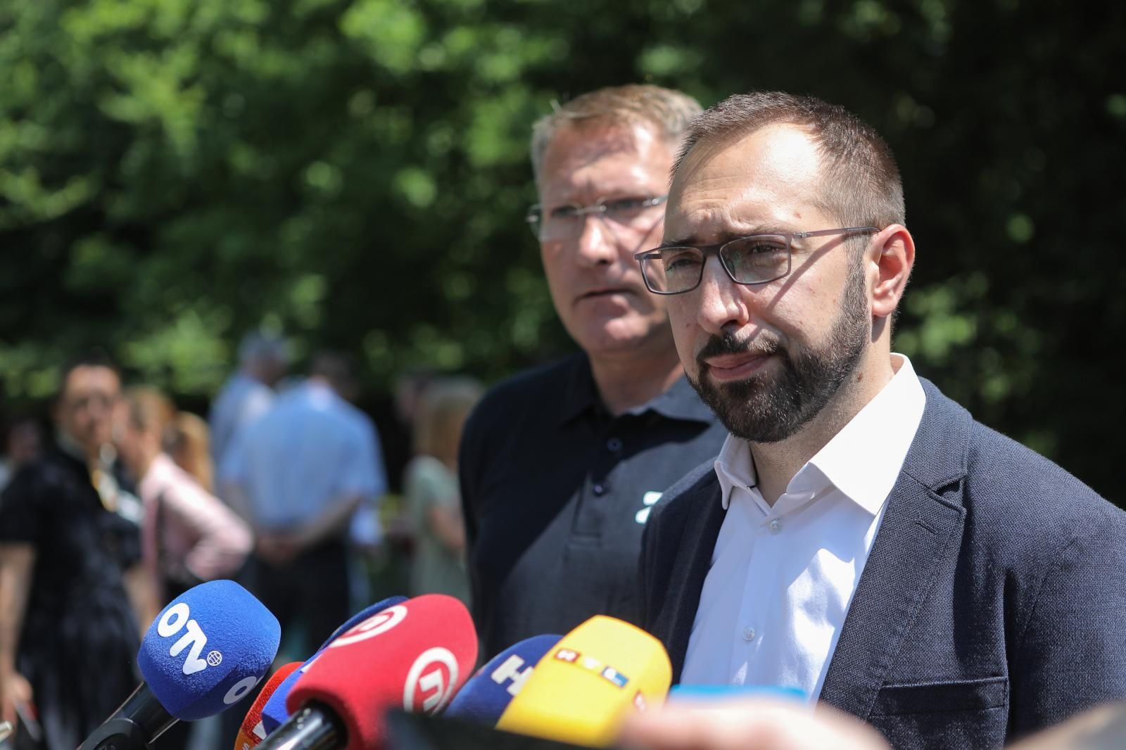 12.06.2021., Zagreb - Zooloski vrt Grada Zagreba cjelodnevnim programom obiljezio je 96. rodjendan, a prisutne su na proslavi pozdravili zagrebacki gradonacelnik Tomislav Tomasevic te Damir Skok, ravnatelj Zooloskog vrta grada Zagreba. Photo: Tomislav Miletic/PIXSELL