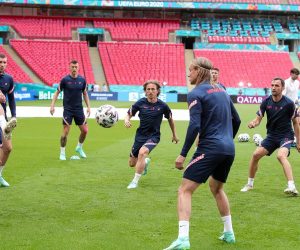12.6.2021., Zagreb - Stadion Wembley, London, Engleska - UEFA Europsko prvenstvo 2020, trening Hrvatske nogometne reprezentacije dan uoci utakmice 1. kola, skupine D protiv Engleske. 
Photo: Goran Stanzl/PIXSELL